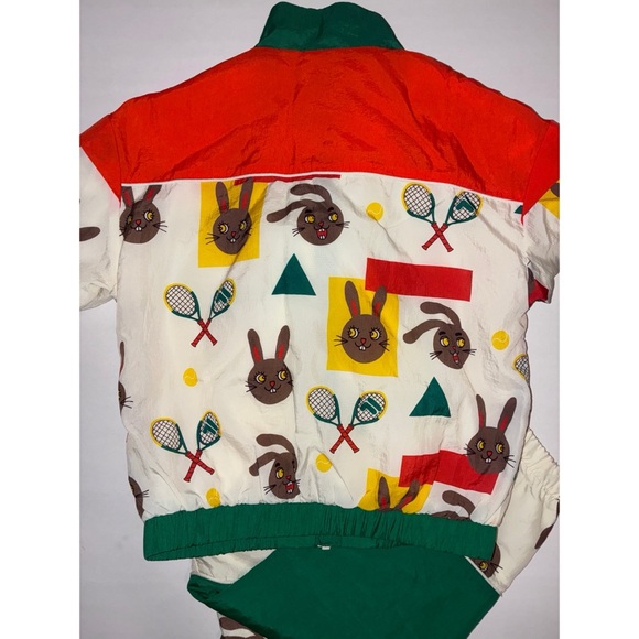 VGUC Mini Rodini x FILA Windbreaker Set 120 - Picture 6 of 6